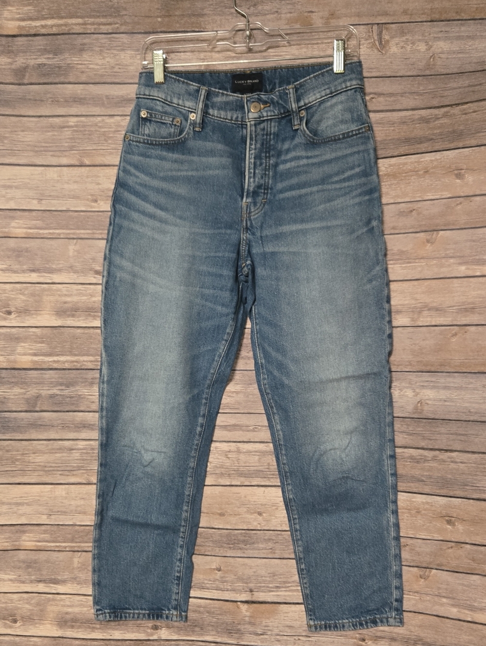 Lucky Brand Women's High-Rise Taper Jeans in Faded Blue